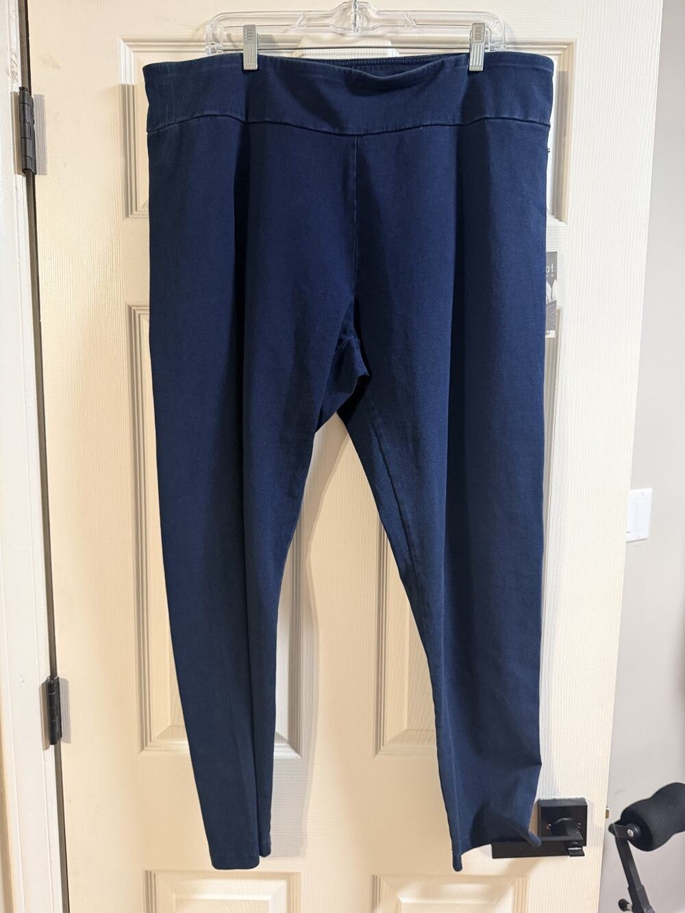 Habitat Jean Leggings- dark wash, Knit/ Denim - Plus Size XXL